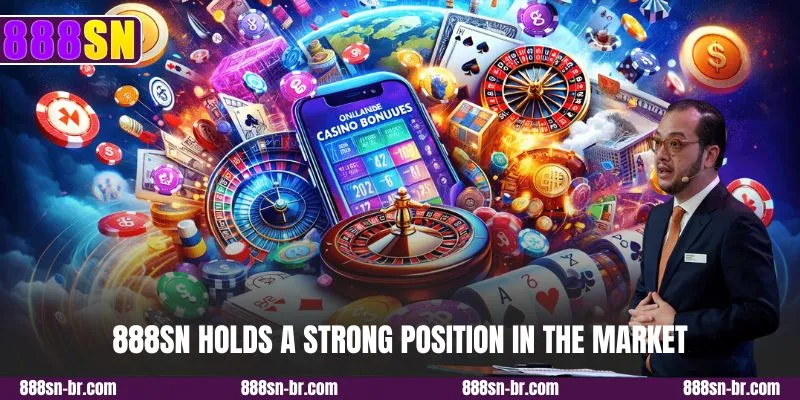 888SN holds a strong position in the market