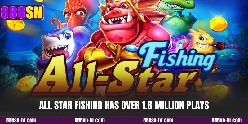 All Star Fishing has over 1.8 million plays