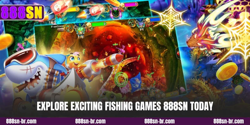 Explore exciting fishing games 888SN today