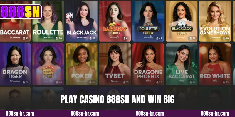 Play casino 888SN and win big