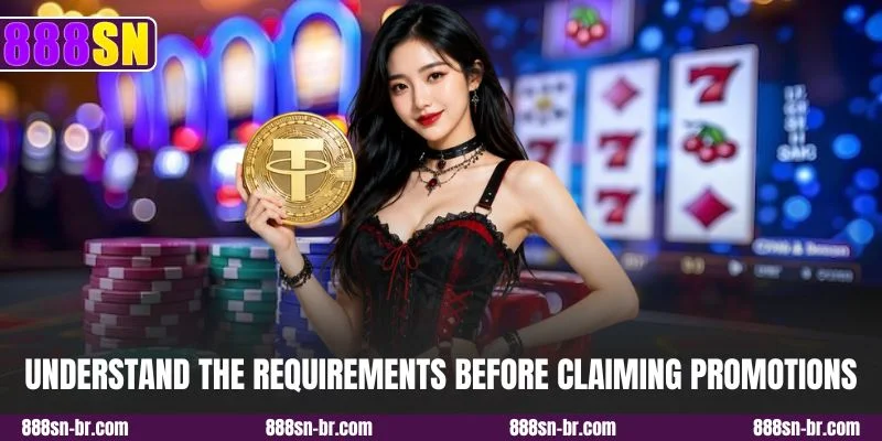 Understand the requirements before claiming promotions